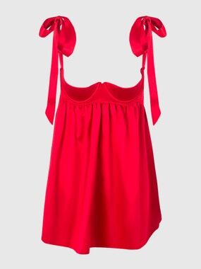 NWT Frederick’s of Hollywood Petra Satin Open Cup Babydoll